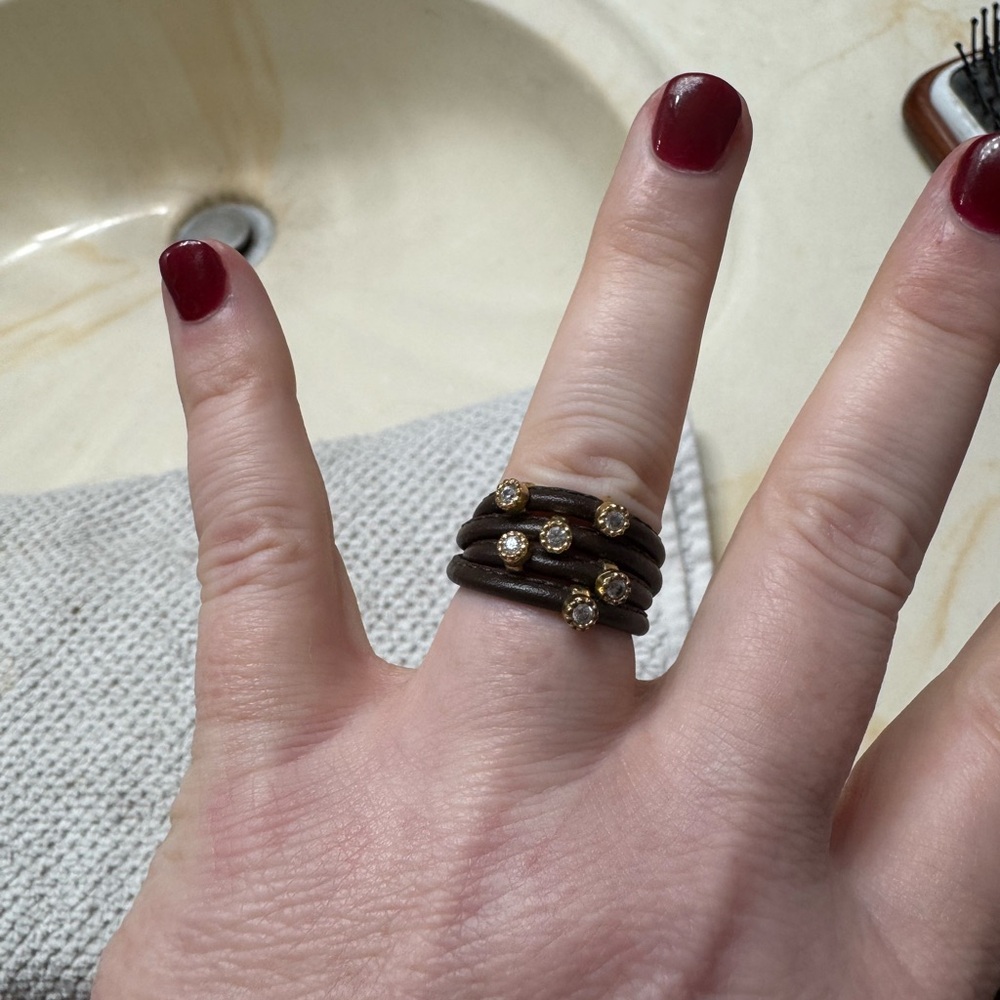 Luca leather ring - Picture 3 of 4